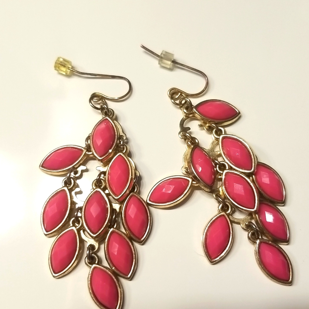 HOT PINK Kate spade earrings